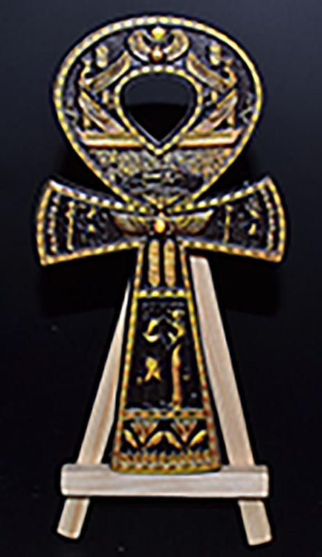 6" Ankh black W stand